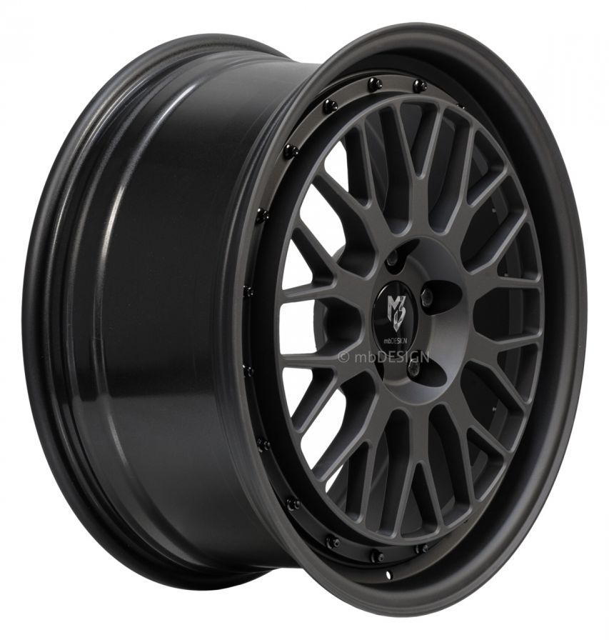 mbDESIGN<br>LV1 - Schwarz stumpfmatt (19x8.5)